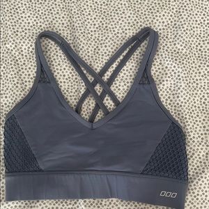 Lorna Jane Smokey Blue Sports Bra with clasp